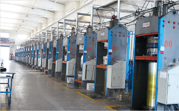 One corner of vulcanization locomotive room